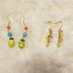 Set of 2 pairs of Premier earrings